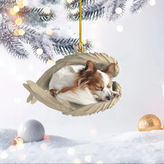 Maxcorners Personalize Papillon Dog Angel Wings Ornament, Papillon Sleeping Angel Ornament
2D Flat LM2511