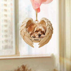 Maxcorners Personalized Sleeping Havanese Dog Christmas Ornament, Dog Angel Wings
2D Flat LM2511