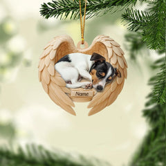Maxcorners Personalized Sleeping Rat Terrier Dog Christmas Ornament, Dog Angel Wings
2D Flat LM2511