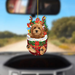 Maxcorners Goldendoodle Dog Snow Pocket Christmas Ornament, Goldendoodle Dog Xmas Ornament
2D Flat LM2511