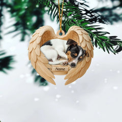 Maxcorners Personalized Sleeping Rat Terrier Dog Christmas Ornament, Dog Angel Wings
2D Flat LM2511