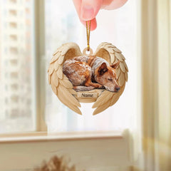 Maxcorners Personalized Sleeping Heeler Dog Christmas Ornament, Dog Angel Wings6
2D Flat LM2511