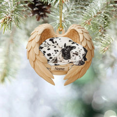 Maxcorners Personalized Sleeping Dalmatian Dog Christmas Ornament, Dog Angel Wings66
2D Flat LM2511