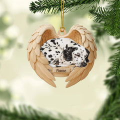 Maxcorners Personalized Sleeping Dalmatian Dog Christmas Ornament, Dog Angel Wings66
2D Flat LM2511