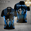 Maxcorners Darts Shirt – Gold Crown Target Honeycomb 3D Design – Multi Options Personalized Name, Team Name 3D Shirt