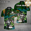 Maxcorners Bowling Shirt – Street Graffiti Bunny Cartoon with Bowling Pins & Ball – Personalized Name, Team Name 3D Shirt