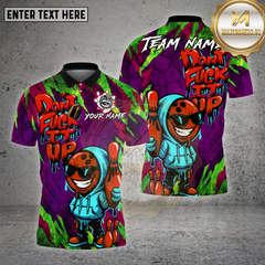 Maxcorners Bowling Shirt Graffiti Hoodie Character Multioptions Personalized Name, Team Name Unisex 3D Shirt (4 Colors)