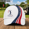 Maxcorners Sterling Fairway 3D Golf Personalized Name Cap