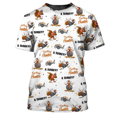 Maxcorners Bowling Turkey Hunters Shirt – Funny Thanksgiving Jersey – Crazy Team Bowling Design LM0509