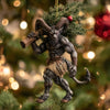 Maxcorners Krampus Christmas Ornament Set – Dark Holiday Mischief Collection 2D Flat
