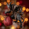 Maxcorners Krampus Christmas Ornament Set – Dark Holiday Mischief Collection 2D Flat