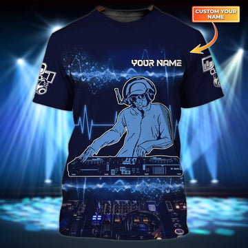 Maxcorners DJ Personalized 3D All Over Printed Shirt