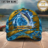 Maxcorners Fishing Explosive Water Splash Personalized Name 3D Cap