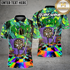 Maxcorners Dart Shirt 420 Vibe Trippy Chill Multioptions Personalized Name, Team Name Unisex 3D Shirt (4 Colors)