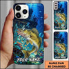 Maxcorners Fishing Deep Blue Coral Reef Customized Name 3D Cap