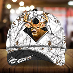Maxcorners The Best Deer Hunting Camo Pattern 3D Multicolor Personalized Cap