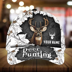 Maxcorners Special Wall Deer Hunting Camo Pattern 3D Multicolor Personalized Cap