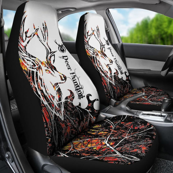 Maxcorners Wildfire Camouflage Deer Hunting Car Seat Covers