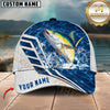 Maxcorners Fishing Blue Lake Angler Personalized 3D Cap  (13 Fish Species)