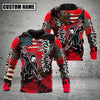 Maxcorners Billiards Gratter US Flag Multicolor Option Customized Name 3D Hoodie