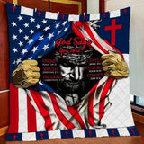 Maxcorners God Says You Are Jesus Christ Quilt Blanket