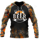 Maxcorners Beer Season Orange Camouflage Hunting Apparels