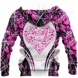 Maxcorners Hunting Heart Shape Pink Camouflage Hunting Apparels