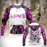 Maxcorners Pink Camouflage Country Girl Love Hunting Apparels