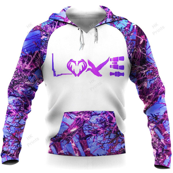 Maxcorners Purple Camouflage Country Girl Love Hunting Apparels