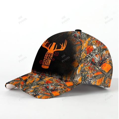 Maxcorners Beer Season Orange Camouflage Hunting Apparels