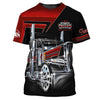 Maxcorners Red Trucker 3D Without Truck Driver You Would Not Have Anything To Wipe Your Ass Shirt