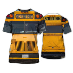 Maxcorners Bus Driver, School Bus Custom 3D Best Gifts Hoodie T-Shirt