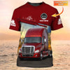 Maxcorners I'm Don't Stop, Trucker T-shirts, Big Truck T Shirts, Truck Driver Red Custom T-shirt
