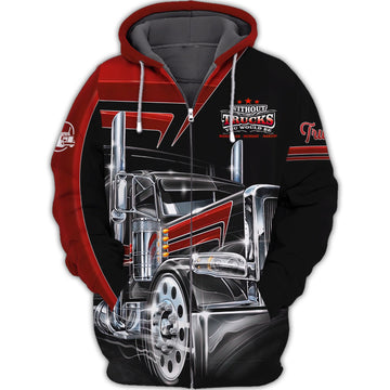 Maxcorners Red Trucker 3D Without Truck Driver You Would Not Have Anything To Wipe Your Ass Shirt