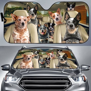 Maxcorners AUSTRALIAN CATTLE DOG All Over Printed 3D Sun Shade