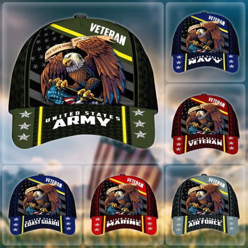 Maxcorners Premium Eagle US Veteran Cap