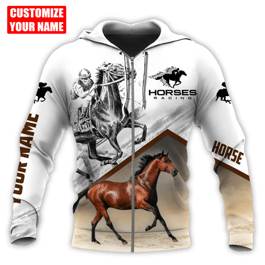 Maxcorners Personalized Name Arabian Horse Racing