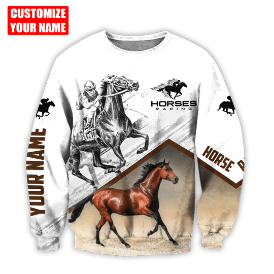 Maxcorners Personalized Name Arabian Horse Racing