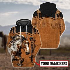 Maxcorners Beebuble Personalized American Paint Horse American Cowboy Unisex Shirts