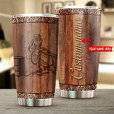 Maxcorners Barrel racing Personalized Stainless Steel Tumbler