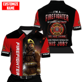 Maxcorners Personalized Firefighter 3D Shirt