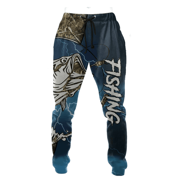 BASS BLUE TATTOO FISHING CUSTOM NAME COMBO HOODIE SWEATPANTS