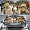 Maxcorners Maine Coon Cat All Over Printed 3D Sun Shade