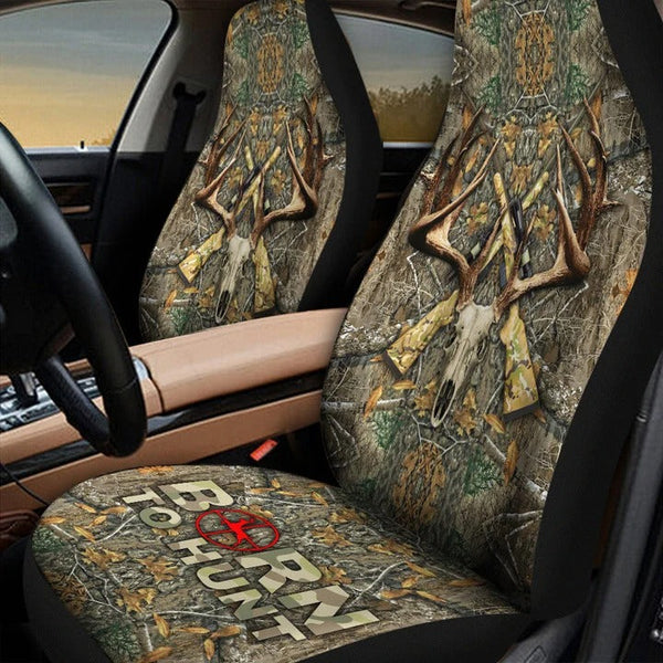 Maxcorners Born To Hunt Car Seat Cover