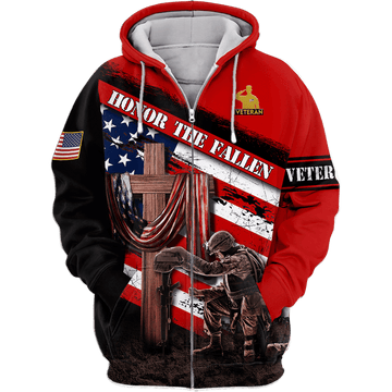 Maxcorners US Veteran - Honor The Fallen - Unisex