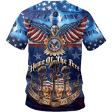 Maxcorners US Veteran - Home Of The Free Because Of The Brave - Unisex