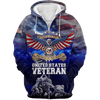 Maxcorners US Veteran - Home Of The Free - Because Of The Brave - Independence Day