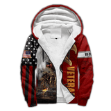 Maxcorners US Veteran - All Over Printed U.S Veteran Red Unisex