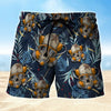 Maxcorners Scuba Diving Skull Aloha Mens Board Shorts