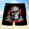 Maxcorners  Skull Cute Mens Board Shorts